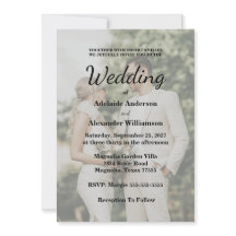 Elegante Overlay Foto Bruiloft