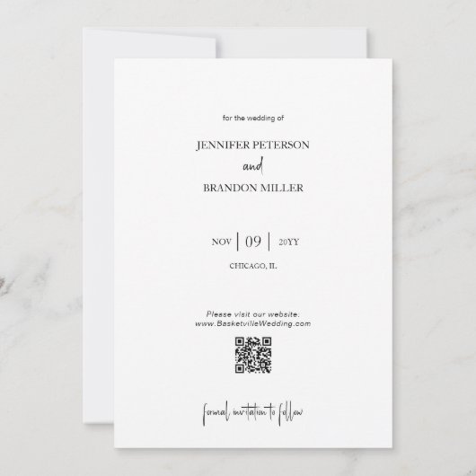 Elegante overlay kalligrafie Save the Date Foto Kaart (Achterkant)