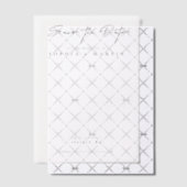 Elegante overlay met de hand geletterde bruiloft vellum uitnodigingen (Offset (Uitnodiging))