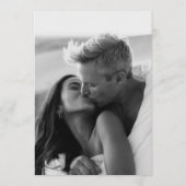 Elegante overlay Moderne bruiloft advies Kaarten (Achterkant)