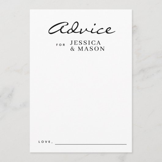 Elegante overlay Moderne bruiloft advies Kaarten (Voorkant)