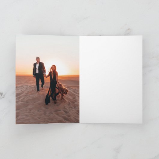 Elegante overlay moderne bruiloft dank u kaart (Binnen)