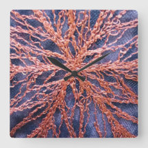 Elegante oversized gebrande sinaasappel indigo bor