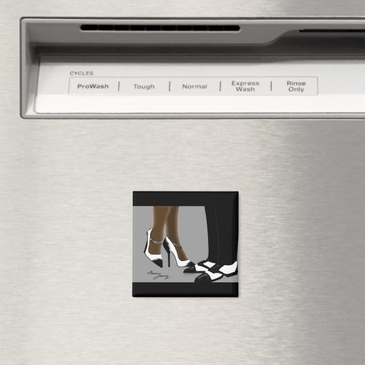 Elegante Paar-Vierkante Magneet (Insitu (Vaatwasser))