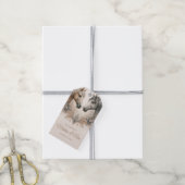 Elegante paarden bruiloft cadeaulabel (Met Touw)