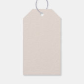 Elegante paarden bruiloft cadeaulabel (Achterkant)