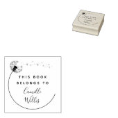 Elegante Paardenbloem Bloem Aangepast Boek  Rubberstempel (Gestempeld)