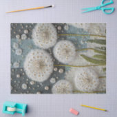 Elegante paardenbloem dromen, gemengde media tissuepapier (Craft)