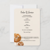 Elegante paardenbloem viering van het leven fotoka kaart (Achterkant)