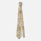Elegante Paardenbloempluis Stropdas (Voorkant)