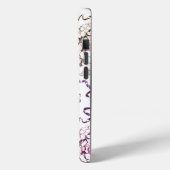 Elegante paardenhortensia bogen rode naam Case-Mate iPhone case (Achterkant / Links)