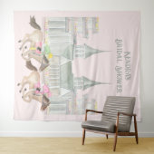 Elegante Paardenrace Derby Party Foto Achtergrond Wandkleed (In Situ (horizontaal))