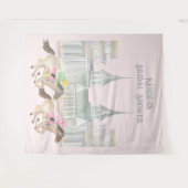 Elegante Paardenrace Derby Party Foto Achtergrond Wandkleed (Voorkant (horizontaal))