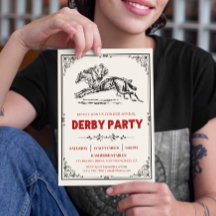 Elegante Paardenrace Derby Party Ruitersport