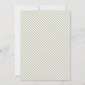 Elegante Paardenrace Waterverf Wreath Derby Party Kaart (Achterkant)