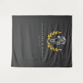 Elegante Paardenthema Trouw Achtergrond Tapijt Wandkleed (Voorkant (horizontaal))