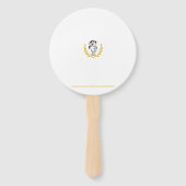 Elegante Paardrijden Huwelijksprogramma Set van 10 Handwaaier (Achterkant)