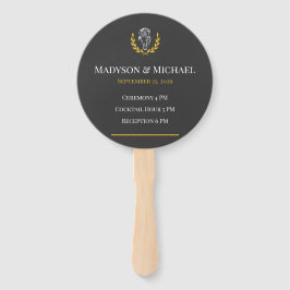 Elegante Paardrijden Huwelijksprogramma Set van 10 Handwaaier