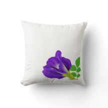 Elegante Paarse Aparajita Bloem Minimalistische Bl
