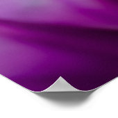 Elegante Paarse bloei in focus Poster (Hoek)