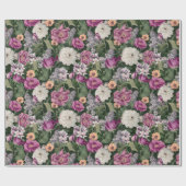 Elegante Paarse Bloem Wilde Bloem Cadeaupapier (Vlak)