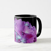 Elegante paarse bloemen Best Mom Eer Mok (Voorkant rechts)