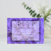 Elegante paarse bloemen Hydrangeas Lavendel RSVP (Staand voorkant)