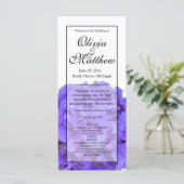 Elegante paarse bloemenhortensia’s (Staand voorkant)