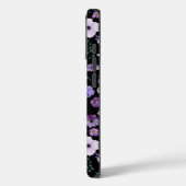 Elegante Paarse Blooms iPhone 16Pro Hoesje (Achterkant / Links)