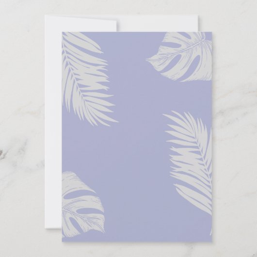 Elegante Paarse Boho laat kruis doop Kaart (Achterkant)