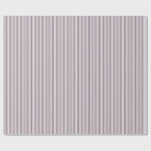 Elegante Paarse dunne gestreepte Cadeaupapier (Vlak)