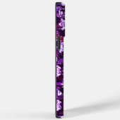 Elegante paarse edelstenen diamanten Case-Mate iPhone case (Achterkant / Rechts)