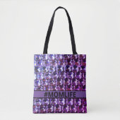 Elegante paarse edelstenen diamanten tote bag (Voorkant)