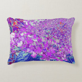 Elegante Paarse en Blauwe Limelight Hortensia Accent Kussen