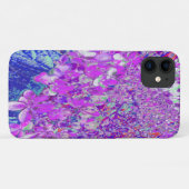 Elegante paarse en blauwe Limelight Hortensia Case-Mate iPhone Case (Achterkant (horizontaal))