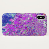Elegante Paarse en Blauwe Limelight Hortensia Case-Mate iPhone Case (Achterkant (horizontaal))