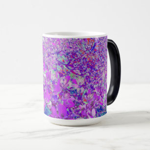 Elegante Paarse en Blauwe Limelight Hortensia Magische Mok