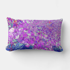 Elegante Paarse en Blauwe Limelight Hydrangea Kussen