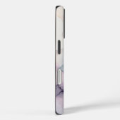 Elegante Paarse en Blauwgroen iPhone 16 Hoesje (Achterkant / Rechts)