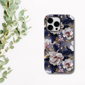 Elegante Paarse en Cream Orchid Floral Case-Mate iPhone Case