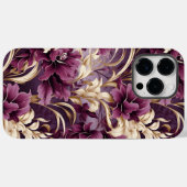 Elegante Paarse en gouden orchidee bloemen Case-Mate iPhone Case (Achterkant (horizontaal))