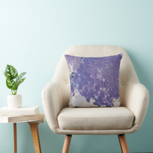 Elegante paarse en grijze Limelight Hortensia Kussen
