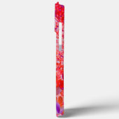 Elegante paarse en oranje Limelight Hortensia Case-Mate iPhone Case (Achterkant / Links)