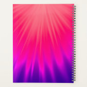 Elegante Paarse en roze Abstract Planner (Achterkant)