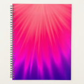 Elegante Paarse en roze Abstract Planner (Voorkant)
