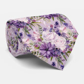 Elegante Paarse en witte Stropdassen (Opgerold)