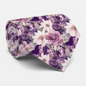 Elegante Paarse en witte Stropdassen (Opgerold)