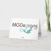 elegante paarse floranje bedankkaart (Achterkant)