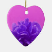 Elegante Paarse Framboos Bloem Keramisch Ornament (Rechts)