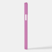 Elegante Paarse Geborstelde Metaalnaam iPhone Hoesje (Rechterkant)